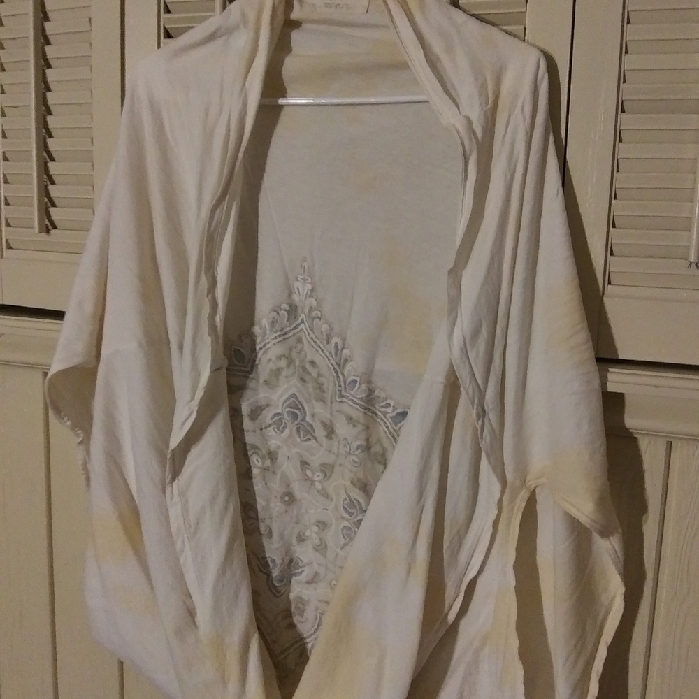 Free People Shrug Kimono Vintage Dye OS